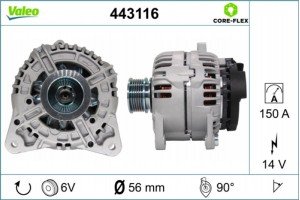 Valeo Γεννήτρια - 443116