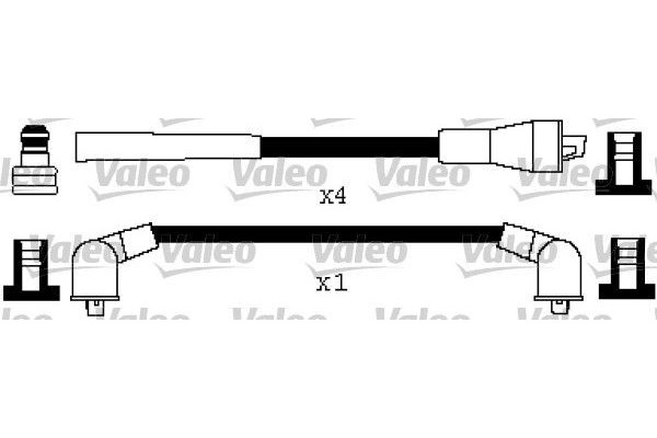 VALEO 346365 Σετ καλωδίων υψηλής τάσης για FORD TRANSIT