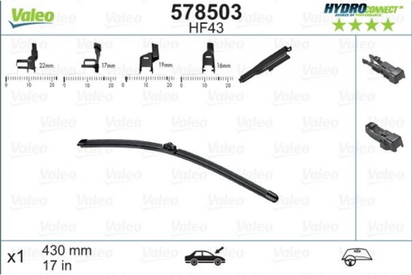 Valeo Μάκτρο Καθαριστήρα - 578503