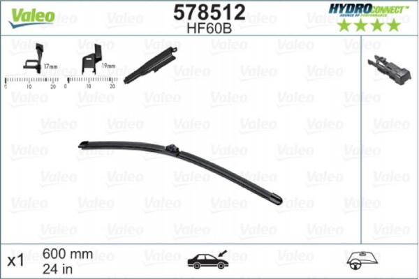 Valeo Μάκτρο Καθαριστήρα - 578512