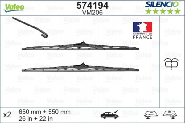 Valeo Μάκτρο Καθαριστήρα - 574194