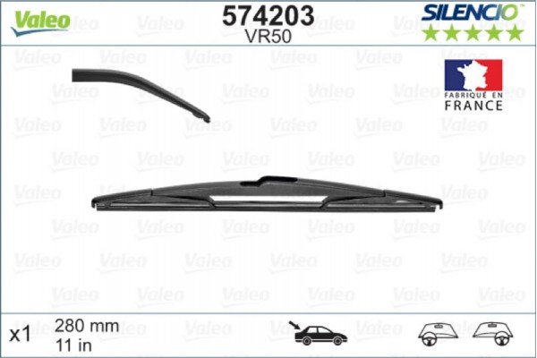 Valeo Μάκτρο Καθαριστήρα - 574203 Valeo Μάκτρο Καθαριστήρα - 574203