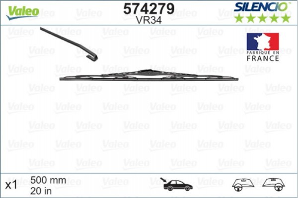 Valeo Μάκτρο Καθαριστήρα - 574279