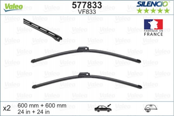 Valeo Μάκτρο Καθαριστήρα - 577833 Valeo Μάκτρο Καθαριστήρα - 577833