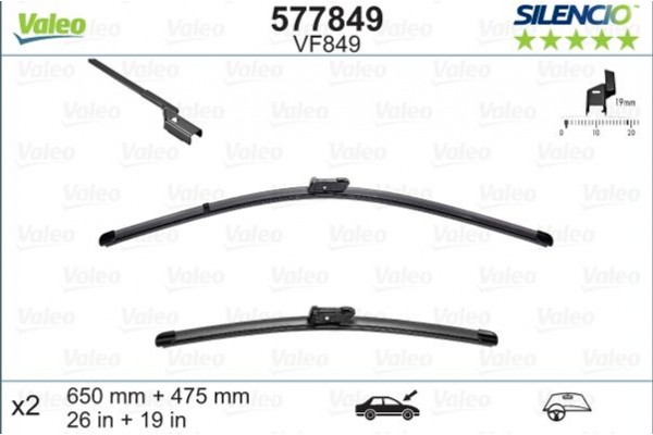 Valeo Μάκτρο Καθαριστήρα - 577849