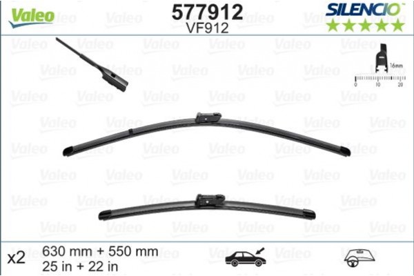 Valeo Μάκτρο Καθαριστήρα - 577912