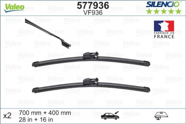 Valeo Μάκτρο Καθαριστήρα - 577936 Valeo Μάκτρο Καθαριστήρα - 577936