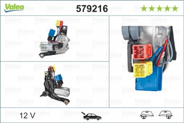 Valeo Μοτέρ Υαλοκαθαριστήρα - 579216