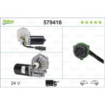Valeo Μοτέρ Υαλοκαθαριστήρα - 579416
