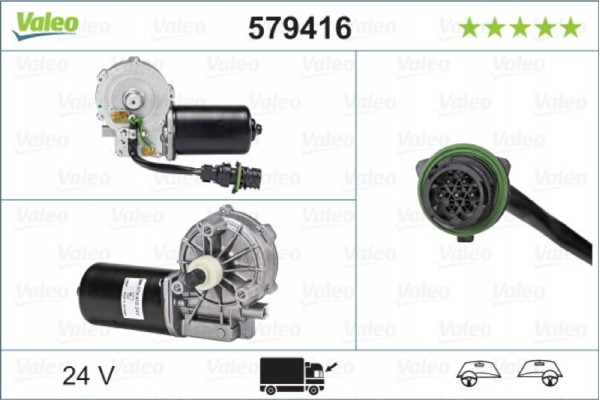 Valeo Μοτέρ Υαλοκαθαριστήρα - 579416