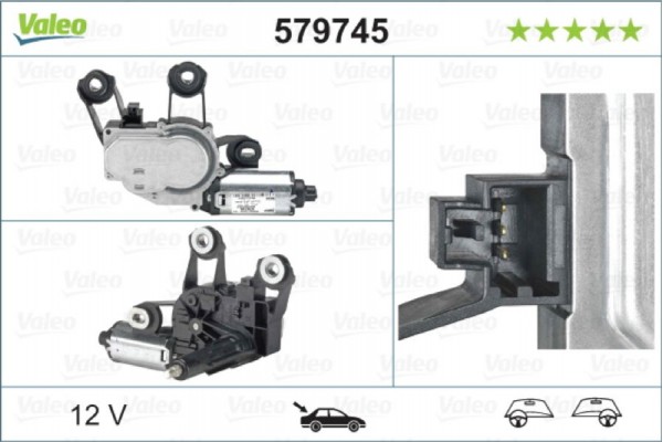 Valeo Μοτέρ Υαλοκαθαριστήρα - 579745