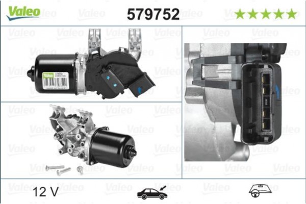 Valeo Μοτέρ Υαλοκαθαριστήρα - 579752