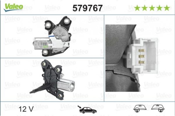 Valeo Μοτέρ Υαλοκαθαριστήρα - 579767