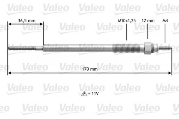 Valeo Προθερμαντήρας - 345154