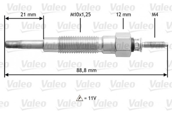 Valeo Προθερμαντήρας - 345213