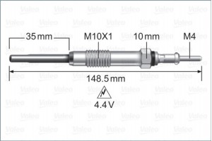 Valeo Προθερμαντήρας - 345225