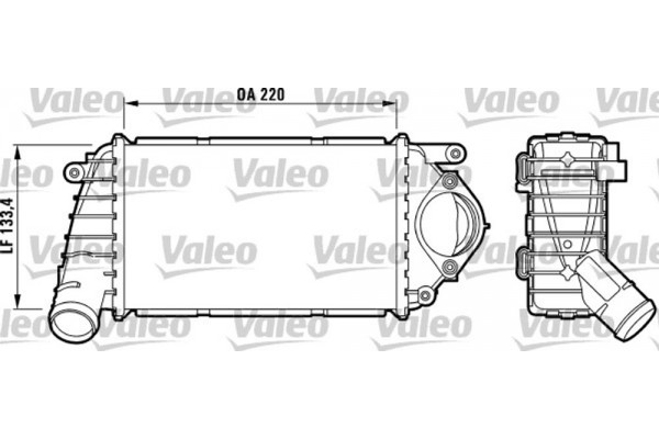 Valeo Ψυγείο Αέρα Υπερπλήρωσης - 817486