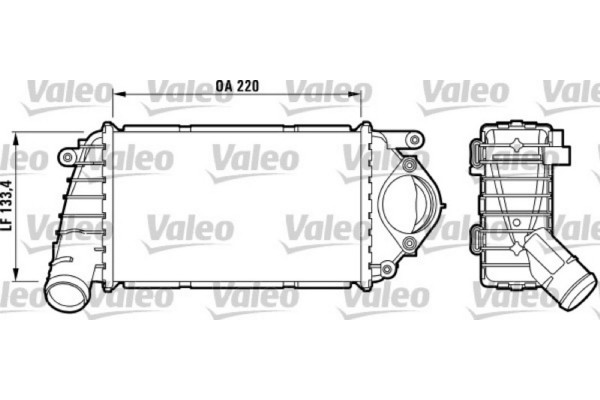 Valeo Ψυγείο Αέρα Υπερπλήρωσης - 817486