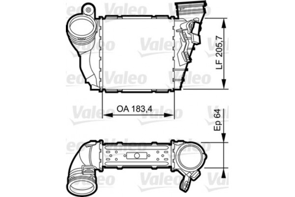 Valeo Ψυγείο Αέρα Υπερπλήρωσης - 817557