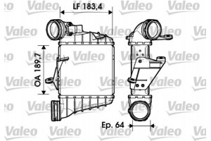 Valeo Ψυγείο Αέρα Υπερπλήρωσης - 817558