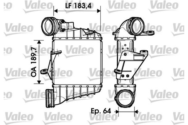 Valeo Ψυγείο Αέρα Υπερπλήρωσης - 817558