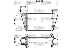 Valeo Ψυγείο Αέρα Υπερπλήρωσης - 817625