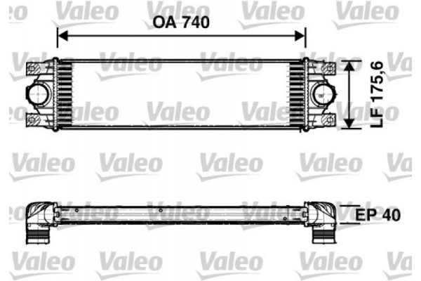 Valeo Ψυγείο Αέρα Υπερπλήρωσης - 817637
