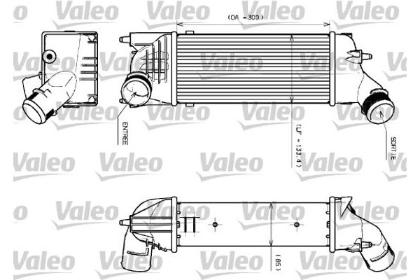 Valeo Ψυγείο Αέρα Υπερπλήρωσης - 817639