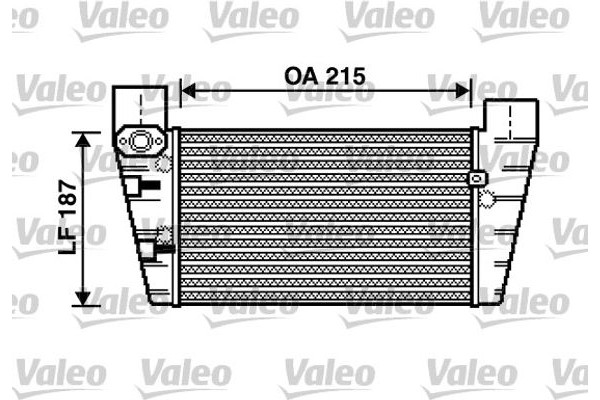 Valeo Ψυγείο Αέρα Υπερπλήρωσης - 817867