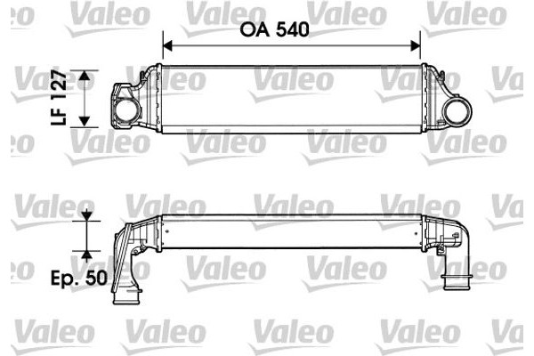 Valeo Ψυγείο Αέρα Υπερπλήρωσης - 817874