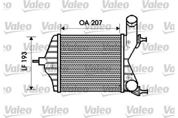 Valeo Ψυγείο Αέρα Υπερπλήρωσης - 817882