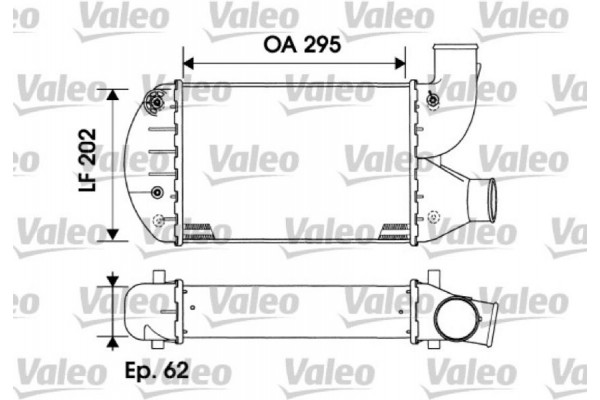Valeo Ψυγείο Αέρα Υπερπλήρωσης - 817883 Valeo Ψυγείο Αέρα Υπερπλήρωσης - 817883