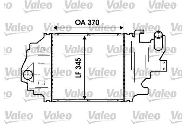 Valeo Ψυγείο Αέρα Υπερπλήρωσης - 817923