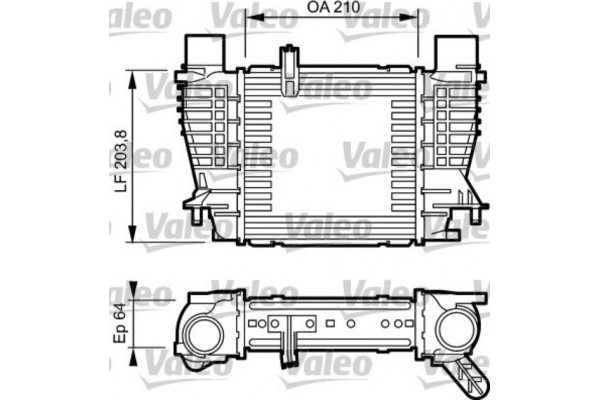 Valeo Ψυγείο Αέρα Υπερπλήρωσης - 817999