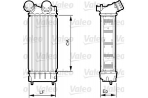 Valeo Ψυγείο Αέρα Υπερπλήρωσης - 818226