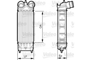Valeo Ψυγείο Αέρα Υπερπλήρωσης - 818227