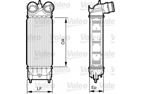 Valeo Ψυγείο Αέρα Υπερπλήρωσης - 818227