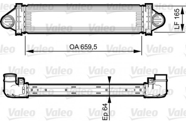 Valeo Ψυγείο Αέρα Υπερπλήρωσης - 818245