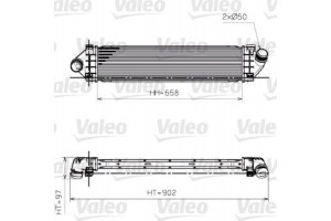 Valeo Ψυγείο Αέρα Υπερπλήρωσης - 818246