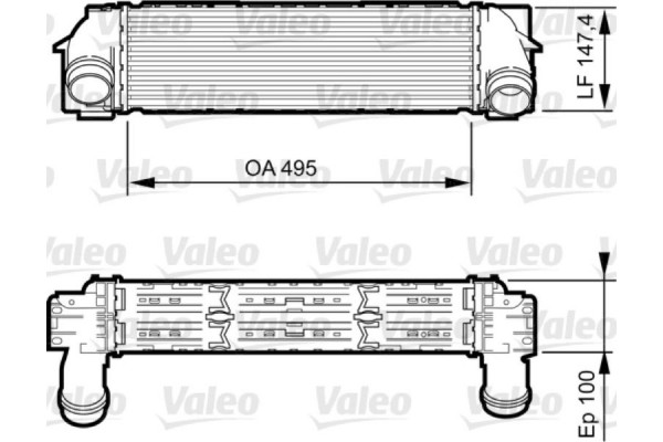 Valeo Ψυγείο Αέρα Υπερπλήρωσης - 818253
