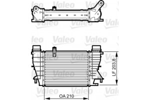 Valeo Ψυγείο Αέρα Υπερπλήρωσης - 818264