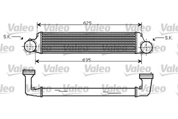 Valeo Ψυγείο Αέρα Υπερπλήρωσης - 818715