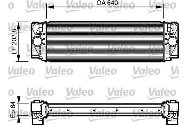 Valeo Ψυγείο Αέρα Υπερπλήρωσης - 818732