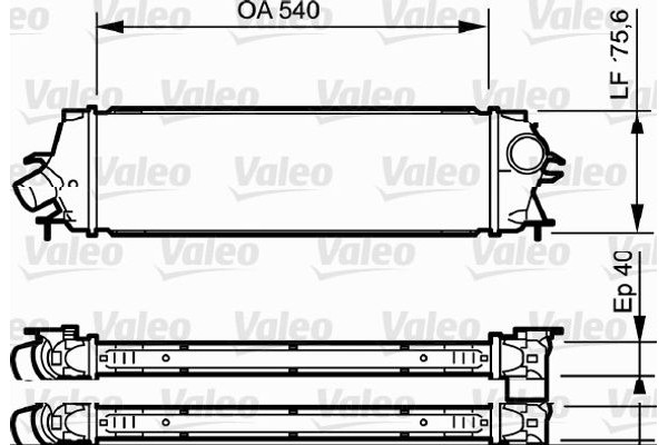 Valeo Ψυγείο Αέρα Υπερπλήρωσης - 818771