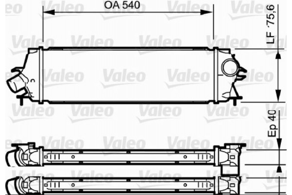 Valeo Ψυγείο Αέρα Υπερπλήρωσης - 818771