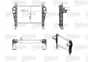 Valeo Ψυγείο Αέρα Υπερπλήρωσης - 818778