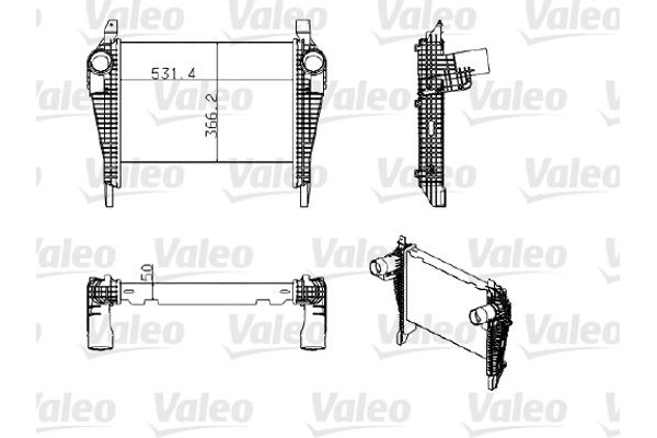 Valeo Ψυγείο Αέρα Υπερπλήρωσης - 818778