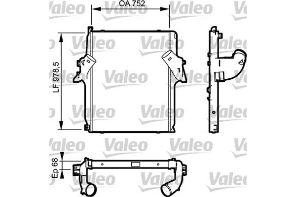 Valeo Ψυγείο Αέρα Υπερπλήρωσης - 818782