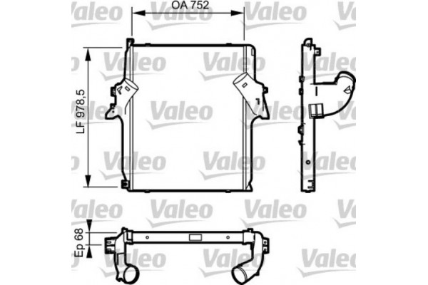 Valeo Ψυγείο Αέρα Υπερπλήρωσης - 818782