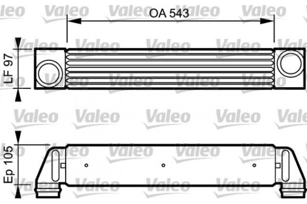 Valeo Ψυγείο Αέρα Υπερπλήρωσης - 818796